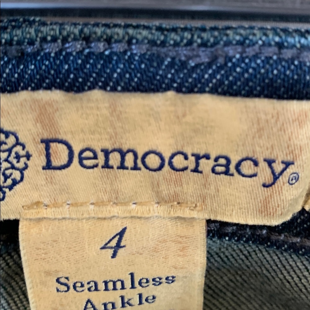 FINAL PRICE Democracy Women Tummy Control Seamless Ankle Skimmer Sz 4 Skinny NWT - Picture 4 of 4